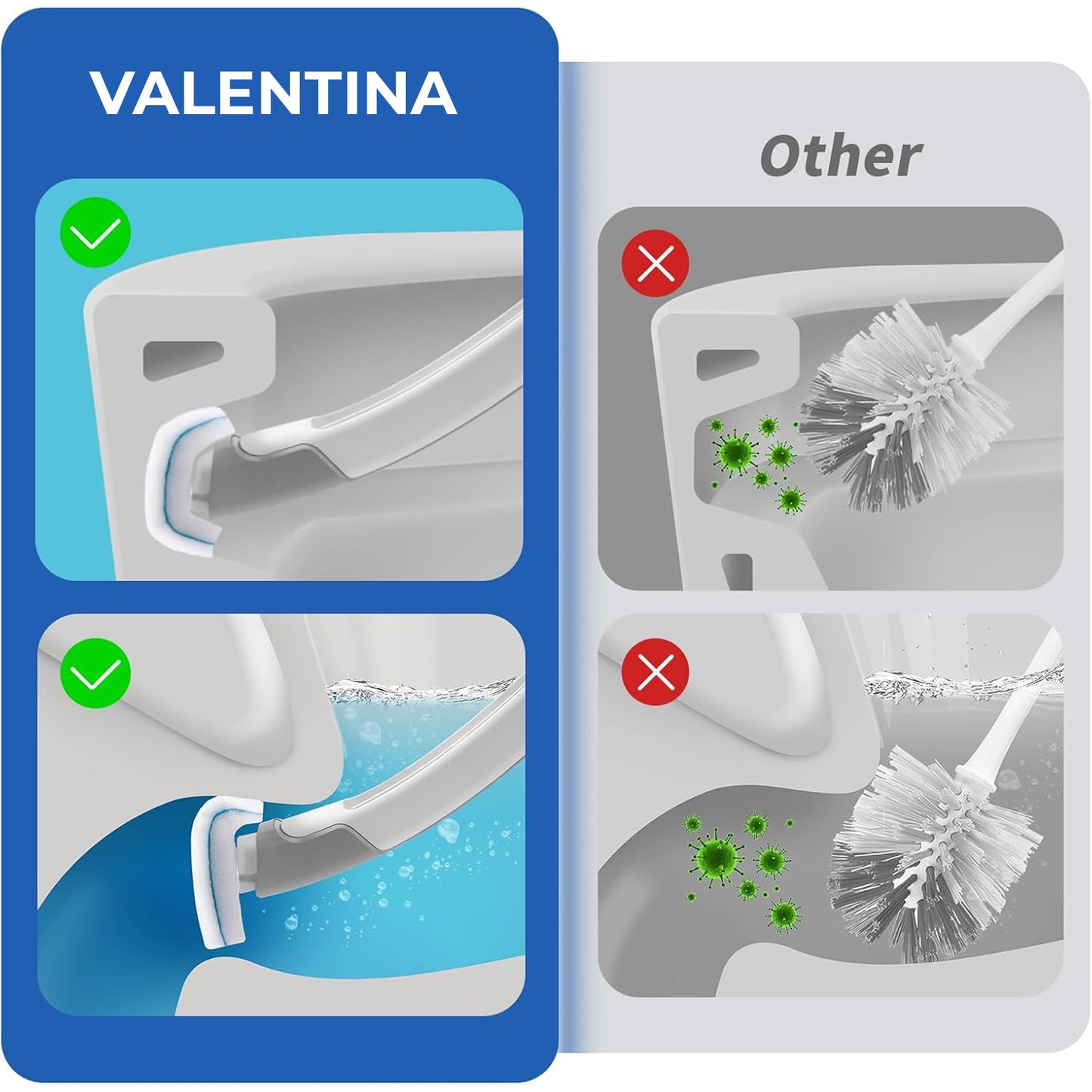 Disposable Toilet Cleaner Wand