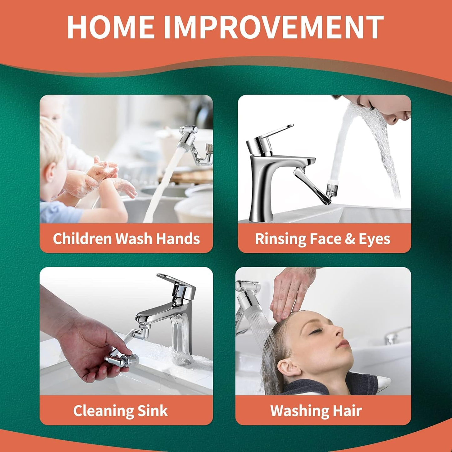 Universal 1080° Faucet Extender