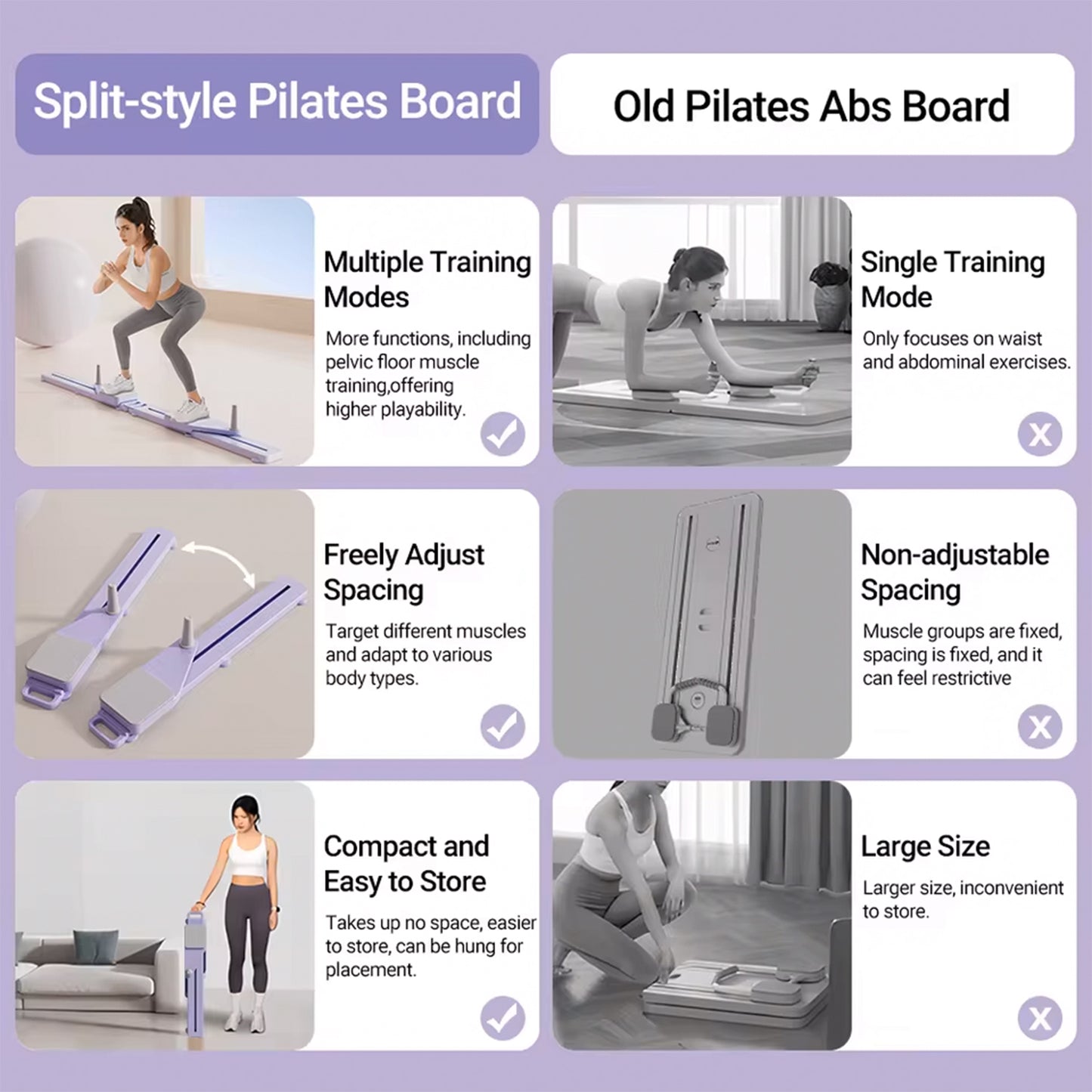 Ultimate Split-style Home Pilates Board
