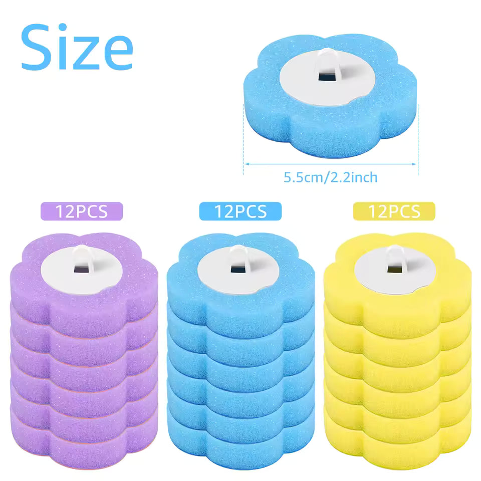 36Pcs Toilet Brush With Disposable