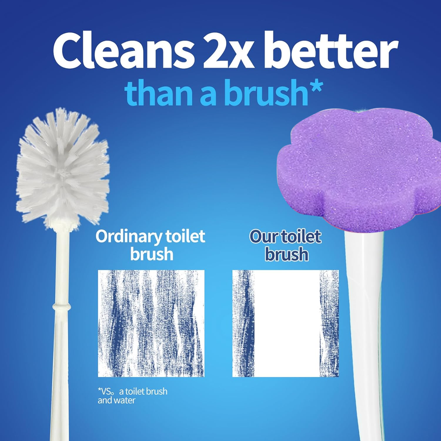 36Pcs Toilet Brush With Disposable