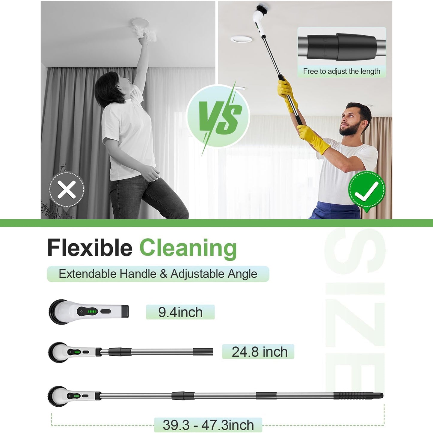 DeepClean Spin Scrubber