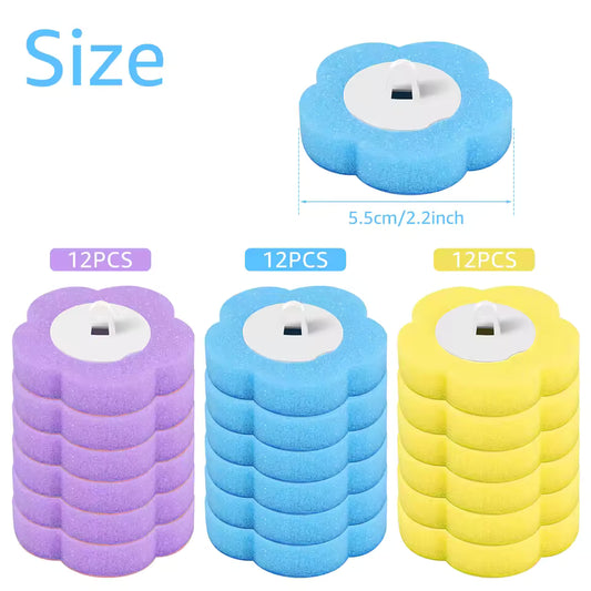 36Pcs Toilet Brush With Disposable